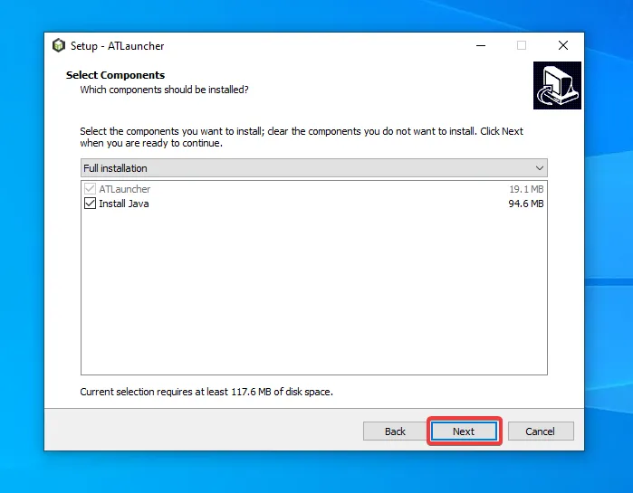 How to install ATLauncher on Windows 3