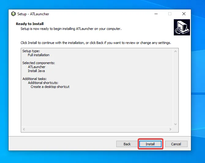 How to install ATLauncher on Windows 5