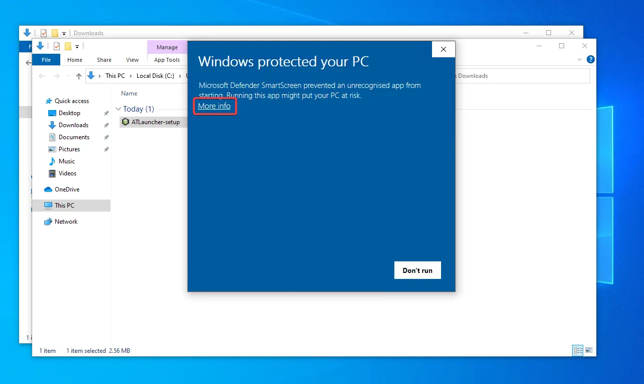Windows Smart Screen 1
